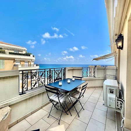 'Le Victoria Beach' Vue Mer Plein Centre, Spacieux マントン エクステリア 写真